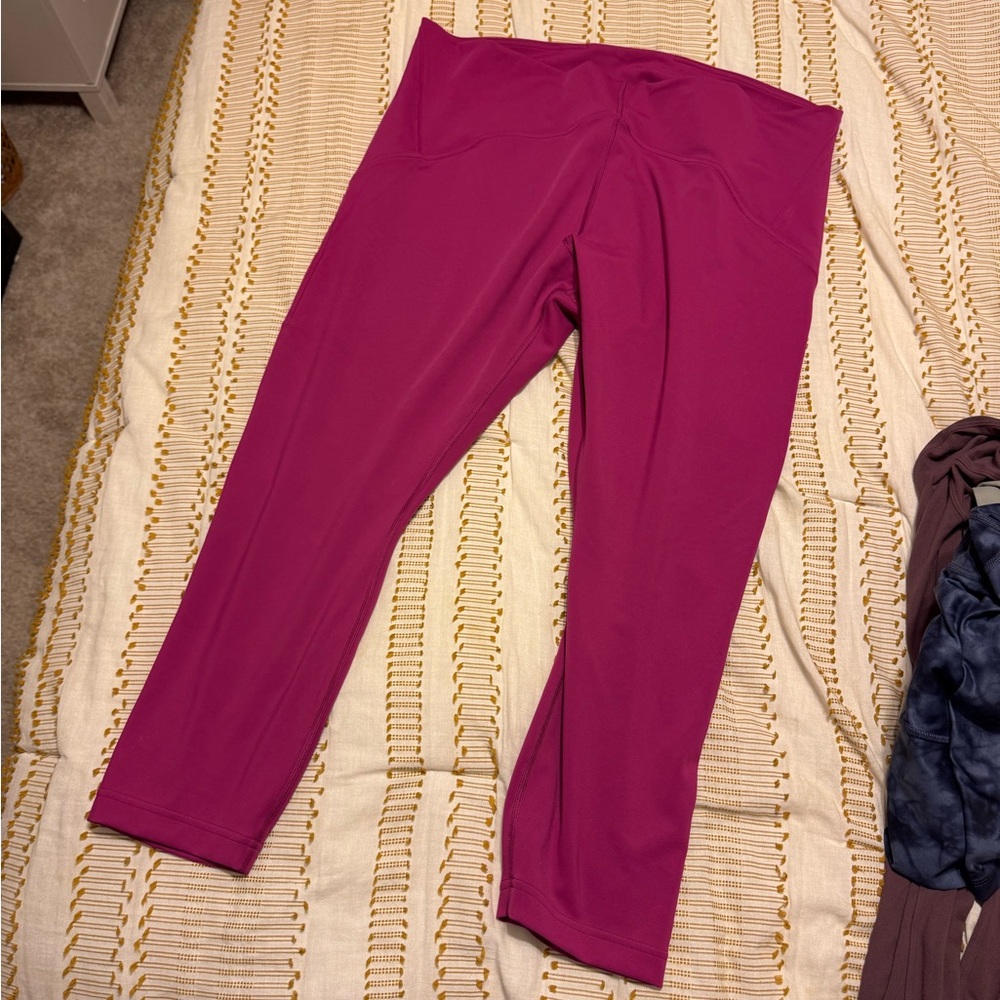 Lululemon Athletica dark magenta leggings